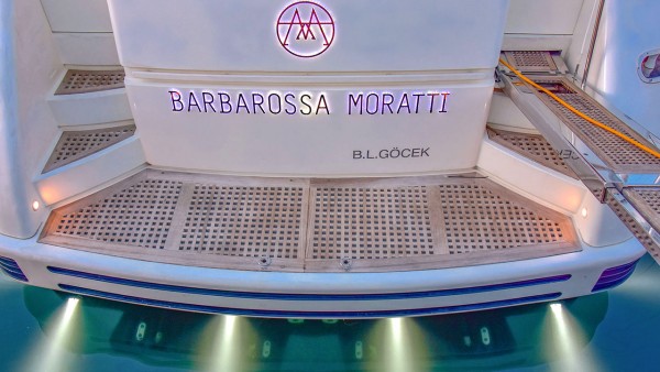 Yate a motor Barbarossa Moratti